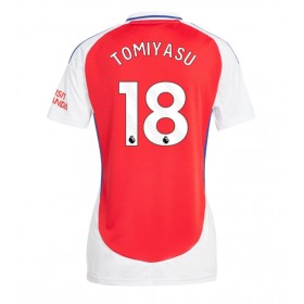 Dámské fotbalový oblečení Arsenal Takehiro Tomiyasu #18 Domácí košile 2024-25 Krátkým Rukávem